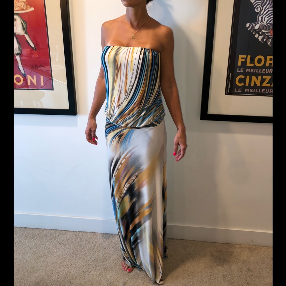 Beautiful strapless maxi dress
